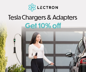 Lectron Tesla chargers and adapters home charging promotion